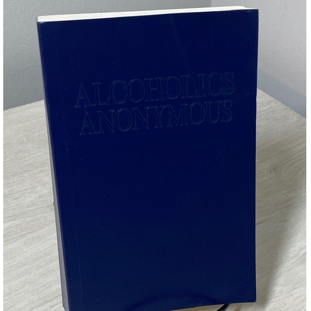 Alcoholics Anonymous Big Book Fourth Edition Portable 41st Printing 2021 AA Blue